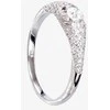 Auksinis žiedas su brangakmeniais. Metalas: Baltas Auksas. Praba: 585°. Akmuo: Briliantai - 17 - 2.25 g. - Briliantai (0,458Ct)