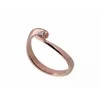 Auksinis žiedas su brangakmeniais. Metalas: Raudonas Auksas. Praba: 585°. Akmuo: Briliantai - 18 - 2.69 g. - Briliantai (0,13Ct)