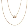 Sidabrinė grandinėlė Anchor 1 mm , briaunų apdirbimas deimantu - 1.5 g. - 1 mm. - 45