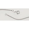 Sidabrinė grandinėlė Curb 1.5 mm , briaunų apdirbimas deimantu - 2.4 g. - 45 - 1.5 mm.