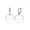 Sidabriniai auskarai anglišku užsegimu, Metalas: Sidabras, Praba: 925°, - 5.3 g. - 45 mm.