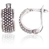 Sidabriniai auskarai anglišku užsegimu, Metalas: Sidabras, Praba: 925°, - 3.3 g. - 13 mm.