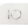 Sidabriniai auskarai su apvaliu segtuku - 1.5 g. - 13 mm.