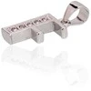 Sidabrinis Pakabukas - Vardo Raidė. Metalas: Sidabras. Praba: 925°. Akmuo: Cirkonai - 1.1 g. - 20 mm.