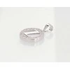 Sidabrinis Pakabukas - Vardo Raidė. Metalas: Sidabras. Praba: 925°. Akmuo: Cirkonai - 1.8 g. - 21 mm.