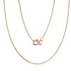 Sidabrinė grandinėlė Anchor 1 mm , briaunų apdirbimas deimantu - 1.5 g. - 1 mm. - 45