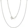 Sidabrinė grandinėlė Anchor 1 mm , briaunų apdirbimas deimantu - 1.8 g. - 1 mm. - 40