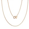 Sidabrinė grandinėlė Anchor 1 mm , briaunų apdirbimas deimantu - 1.7 g. - 1 mm. - 50
