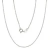 Sidabrinė grandinėlė Anchor 1 mm , briaunų apdirbimas deimantu - 1.9 g. - 1 mm. - 45