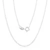 Sidabrinė grandinėlė Anchor round 1,1 mm - 2.4 g. - 47 - 1,1 mm.