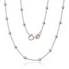 Sidabrinė grandinėlė Bead 1-3 mm - 50 - 4.8 g. - 1-3 mm.