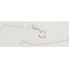 Sidabrinė grandinėlė Curb 1.5 mm , briaunų apdirbimas deimantu - 2.5 g. - 50 - 1.5 mm.
