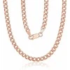 Sidabrinė grandinėlė Curb 4 mm - 4 mm. - 55 - 21.4 g.
