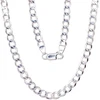 Sidabrinė grandinėlė Curb 4.5 mm - 4.5 mm. - 55 - 11.9 g.