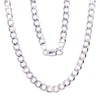 Sidabrinė grandinėlė Curb 4.5 mm - 4.5 mm. - 55 - 11.8 g.