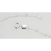 Sidabrinė grandinėlė Figaro 2 mm , briaunų apdirbimas deimantu - 5.3 g. - 2 mm. - 55