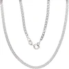 Sidabrinė grandinėlė Rombo 2 mm , briaunų apdirbimas deimantu - 4.2 g. - 2 mm. - 55