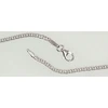Sidabrinė grandinėlė Rombo 2 mm , briaunų apdirbimas deimantu - 3.7 g. - 2 mm. - 50