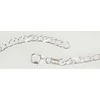 Sidabrinė grandinėlė Rombo 4 mm , briaunų apdirbimas deimantu - 4 mm. - 60 - 13.2 g.