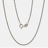 Sidabrinė grandinėlė Rope 1,3 mm - 2.9 g. - 40 - 1,3 mm.
