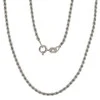 Sidabrinė grandinėlė Rope 2 mm - 2 mm. - 45 - 5.8 g.