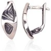 Sidabriniai auskarai anglišku užsegimu, Metalas: Sidabras, Praba: 925°, - 3.1 g. - 18 mm.