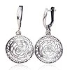 Sidabriniai auskarai anglišku užsegimu, Metalas: Sidabras, Praba: 925°, - 4.9 g. - 40 mm.