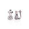 Sidabriniai auskarai anglišku užsegimu, Metalas: Sidabras, Praba: 925°, - 3.9 g. - 14 mm.