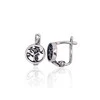 Sidabriniai auskarai anglišku užsegimu, Metalas: Sidabras, Praba: 925°, - 1.8 g. - 10 mm.