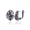 Sidabriniai auskarai anglišku užsegimu, Metalas: Sidabras, Praba: 925°, - 3.4 g. - 15 mm.