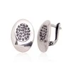 Sidabriniai auskarai anglišku užsegimu, Metalas: Sidabras, Praba: 925°, - 4.5 g. - 19 mm.