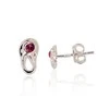 Sidabriniai auskarai Vinukai, Praba: 925°, Metalas: Sidabras - 10 mm. - 0.5 g.