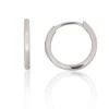 Sidabriniai auskarai su apvaliu segtuku - 1.6 g. - 15 mm.