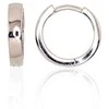 Sidabriniai auskarai su apvaliu segtuku - 2.3 g. - 13 mm.