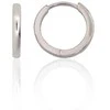 Sidabriniai auskarai su apvaliu segtuku - 1.4 g. - 13 mm.