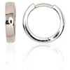 Sidabriniai auskarai su apvaliu segtuku - 2.3 g. - 13 mm.