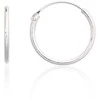 Sidabriniai auskarai –žiedai - 0.4 g. - 14 mm.