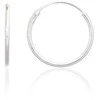 Sidabriniai auskarai –žiedai - 0.5 g. - 16 mm.