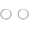 Sidabriniai auskarai –žiedai - 0.5 g. - 16 mm.