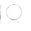 Sidabriniai auskarai –žiedai - 0.7 g. - 18 mm.