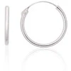 Sidabriniai auskarai –žiedai - 0.8 g. - 16 mm.