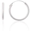 Sidabriniai auskarai –žiedai - 0.8 g. - 16 mm.