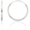 Sidabriniai auskarai –žiedai - 1.1 g. - 18 mm.