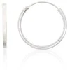 Sidabriniai auskarai –žiedai - 1.2 g. - 20 mm.