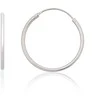 Sidabriniai auskarai –žiedai - 1.2 g. - 25 mm.