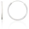 Sidabriniai auskarai –žiedai - 1.2 g. - 20 mm.