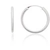 Sidabriniai auskarai –žiedai - 1.5 g. - 20 mm.
