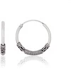 Sidabriniai auskarai –žiedai - 2.2 g. - 20 mm.