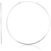 Sidabriniai auskarai –žiedai - 2.4 g. - 55 mm.