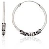 Sidabriniai auskarai –žiedai - 2.4 g. - 25 mm.